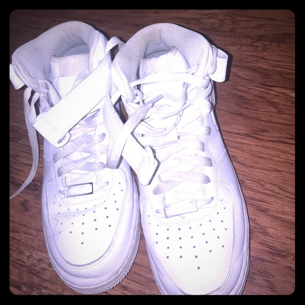 White Air Force ones